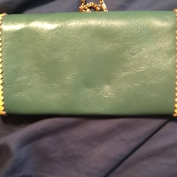 Leather wallet with bow - Picture 4 of 4